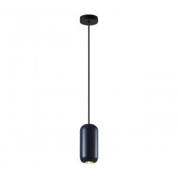 Odeon light 5060/1C PENDANT ODL24 313 темн.синий/черный/металл Подвес GU10 LED 4W COCOON  - 3 купить